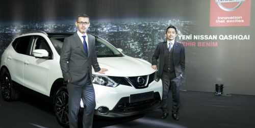 Nissan__is_birimi_koordinatoru_Mehmet_Akin-Nissan_Genel_Muduru_Kei_Kubota