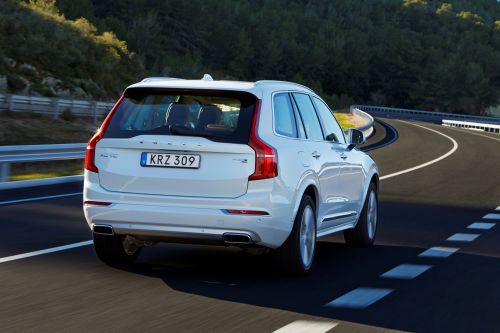 The new Volvo XC90 T8 Twin Engine petrol plug-in hybrid driven in Tarragona, Spain