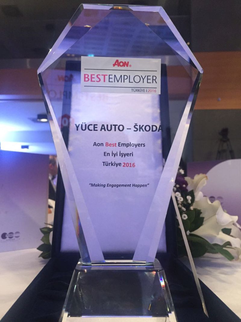 Yüce Auto Skoda En İyi İş Yeri 3