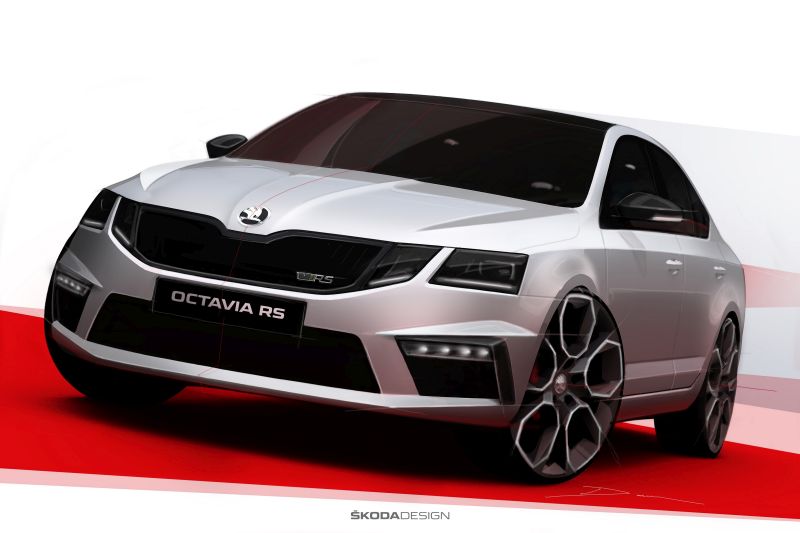 Skoda Octavia RS çizim