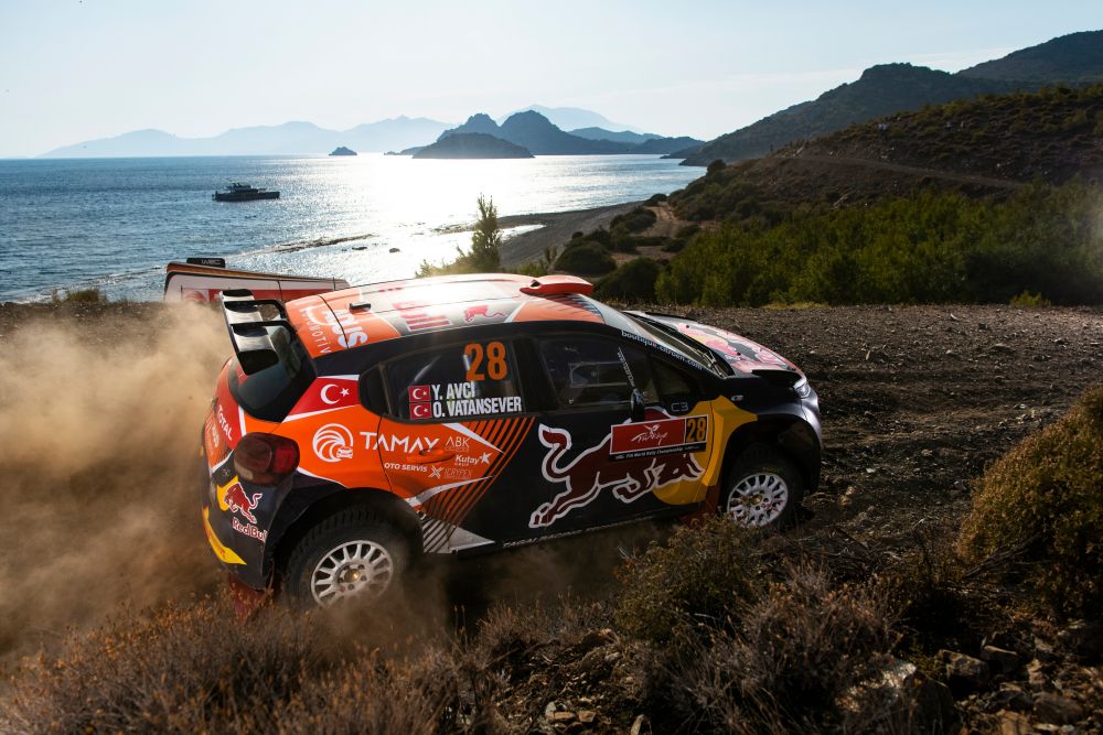 Yagiz Avci (TUR) Onur Vatansever (TUR) of team Citro?n C3 R5 is seen racing at special stage Dacta during the World Rally Championship Turkey in Marmaris, Turkey on September 19, 2020 // Jaanus Ree/Red Bull Content Pool // SI202009190149 // Usage for editorial use only //